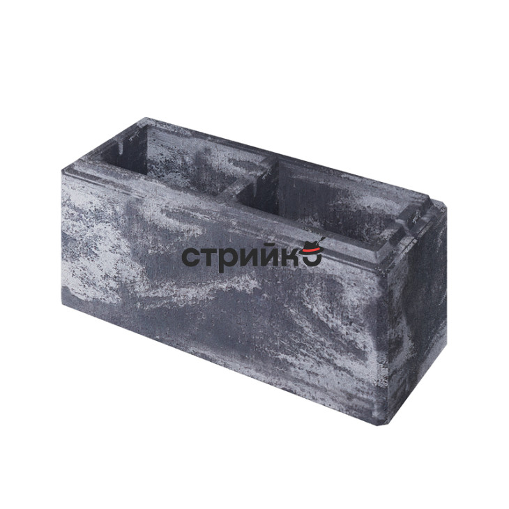 Бетонний блок 20*20*50 (Чорний Онікс)  - купити в Україні