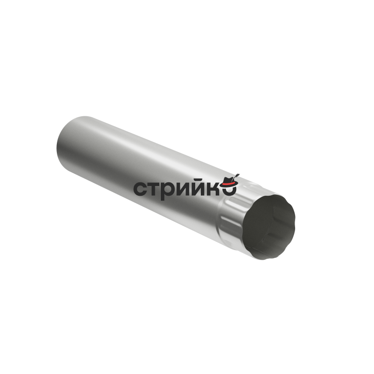 Труба водостічна FOROSTINA 87 мм, 1 м (Білий) - купити в Україні