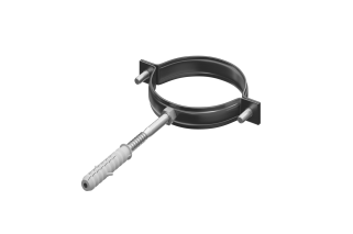 Хомут труби FOROSTINA 87 мм (Чорний)