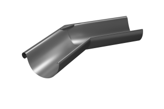 Кут зовнішній 135 FOROSTINA 128 мм (Чорний)
