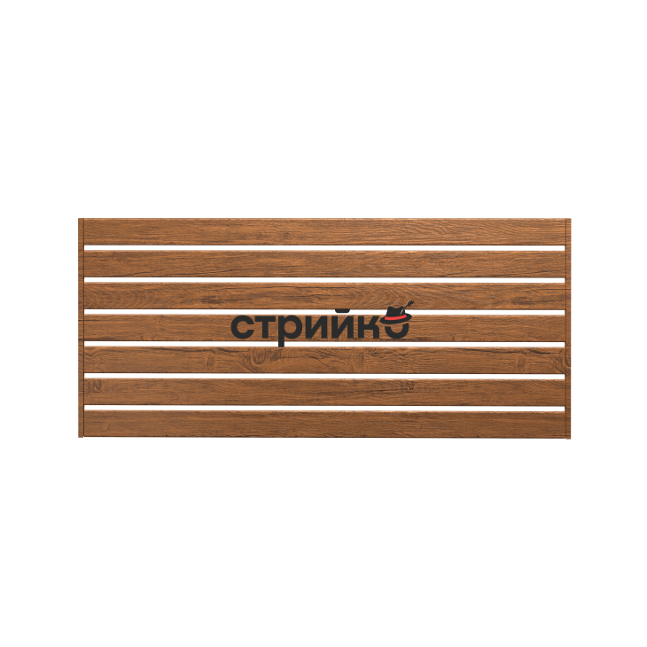 Ранчо полукруглое (Золотой дуб 3Д) - Фото №1 Ранчо полукруглое (Золотой дуб 3Д) - купить в Украине